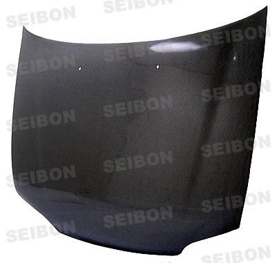 Seibon - 1992-1995 Honda Civic Sedan Seibon Carbon Fiber Hood - OEM Style