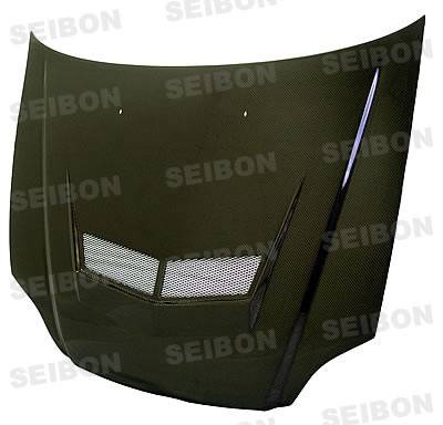 Seibon - 99-00 Civic Seibon Carbon Fiber Hood - VSII Style