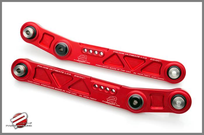 Password JDM - 1994-2001 Acura Integra Password:JDM Ultimate Rear Lower Control Arms (Red)