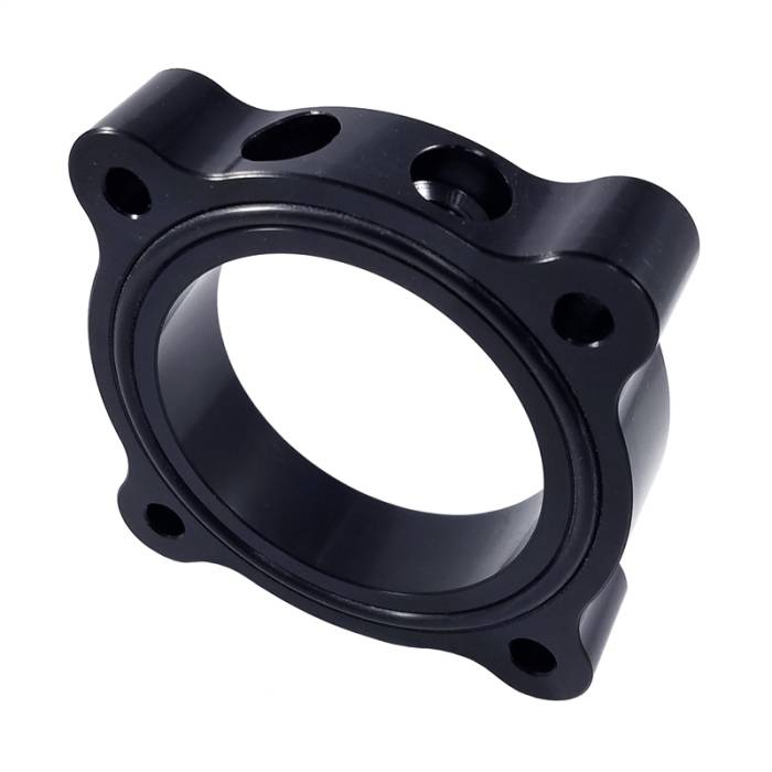 Torque Solution - Torque Solution Throttle Body Spacer 2015 Ford Mustang Ecoboost - Black TS-TBS-033