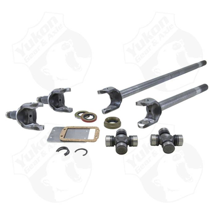 Yukon Gear & Axle - Yukon Gear Front 4340 Chromoly Axle Kit For Jeep JK non-Rubicon Dana 30 Front w/1350 (7166) Joints YA W24170