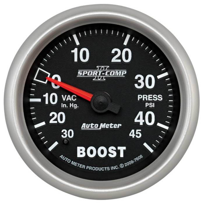 Auto Meter - 2-5/8" BOOST-VAC, 30 7608