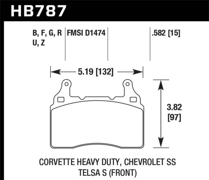 Hawk Performance - HPS 5.0 HB787B.582