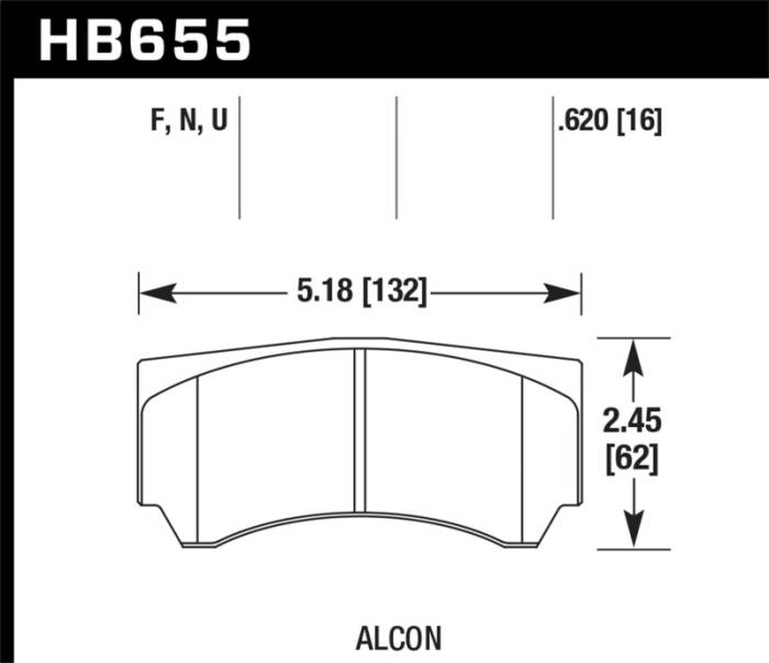 Hawk Performance - HPS 5.0 HB655B.620