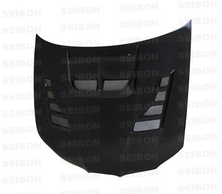 Seibon - 2006-2007 Subaru WRX and STI Seibon Carbon Fiber Hood - CW Style