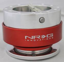 NRG Innovations - NRG Innovations Quick Release Gen 1.0 (Silver Body w/ Red Ring)