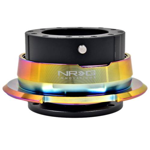 NRG Innovations - NRG Innovations Quick Release Gen 2.8 (Black Body w/ Diamond Cut Neochrome Ring)