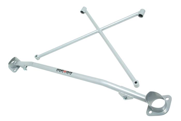 Megan Racing - 2000-2009 Honda S2000 Megan Racing Front Race Spec Strut Tower X-Bar - Silver