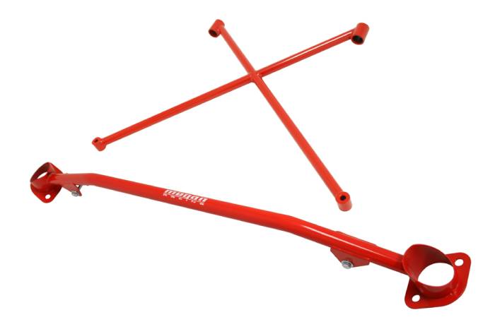 Megan Racing - 2000-2009 Honda S2000 Megan Racing Front Race Spec Strut Tower X-Bar - Red