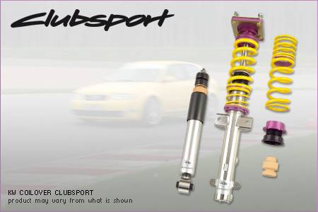 KW Automotive - 2013+ Subaru BRZ KW Clubsport Coilovers 2-way With Top Mounts