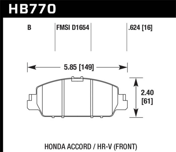 Hawk Performance - HPS 5.0 HB770B.624