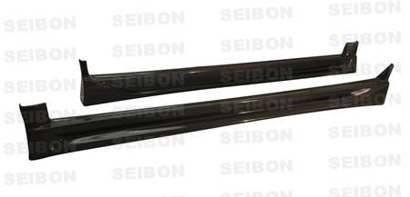 Seibon - 2002-2003 Subaru WRX Seibon Carbon Fiber Side Skirts - CW Style