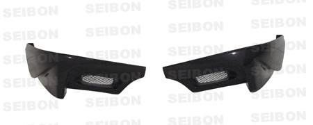 Seibon - 2006-2007 Subaru WRX and STI Seibon Carbon Fiber Rear Lip - TS Style