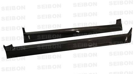 Seibon - 2006-2007 Subaru WRX and STI Seibon Carbon Fiber Side Skirts - GD Style