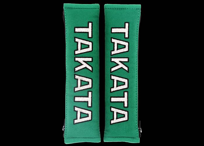 Takata - Takata 2" Seat Belt Shoulder Pads - Green