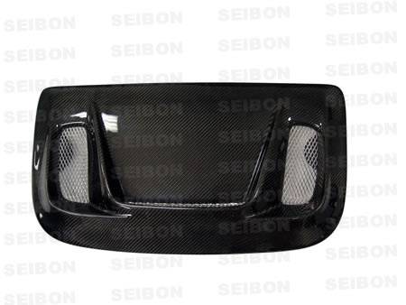 Seibon - 2002-2003 Subaru WRX Seibon Carbon Fiber Hood Scoop - PD Style