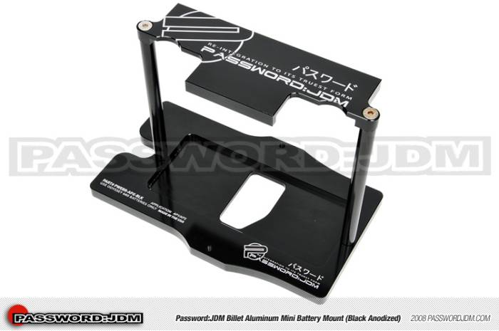 Password JDM - 2000-2009 Honda S2000 Password:JDM Billet Aluminum Mini Battery Mount