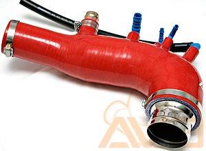 AVO - 2011-2015 Subaru WRX AVO Silicone Inlet Pipe - Red