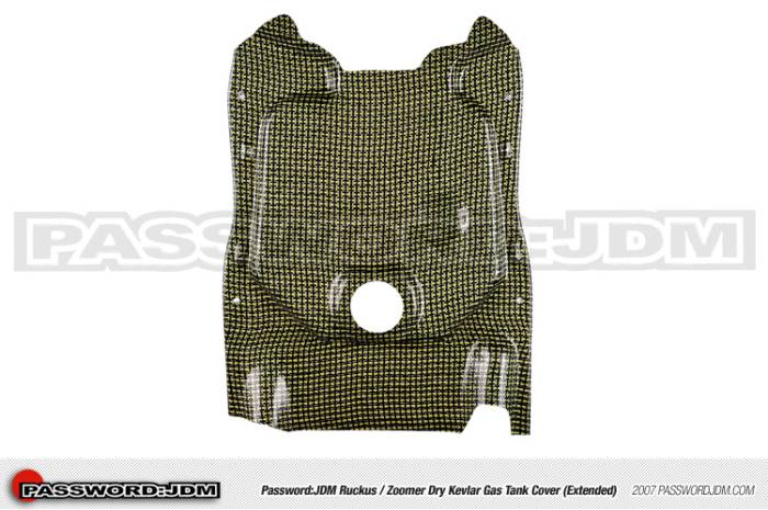 Password JDM - Honda Ruckus Password:JDM Dry Kevlar Gas Tank Cover (Extended)