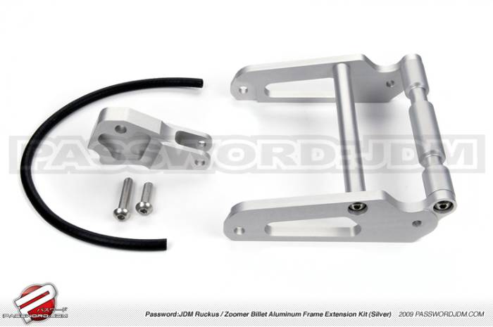 Password JDM - Honda Ruckus Password:JDM Billet Aluminum Frame Extension Kit (Silver)