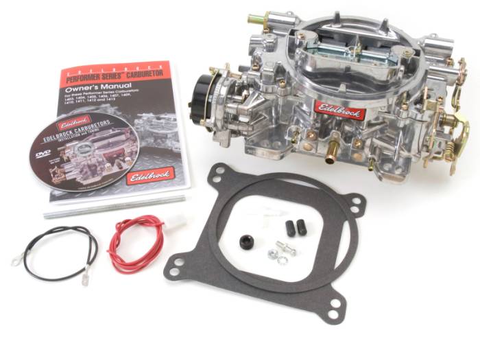 Edelbrock - Edelbrock Carburetor Performer Series 4-Barrel 600 CFM Electric Choke Satin Finish 1400