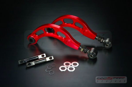 GodSpeed Project - 2012-2015 Honda Civic GodSpeed Adjustable Rear Camber Arm - Red