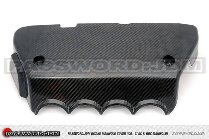 Password JDM - 2006-2011 Honda Civic SI Password:JDM Dry Carbon Fiber Intake Manifold Cover