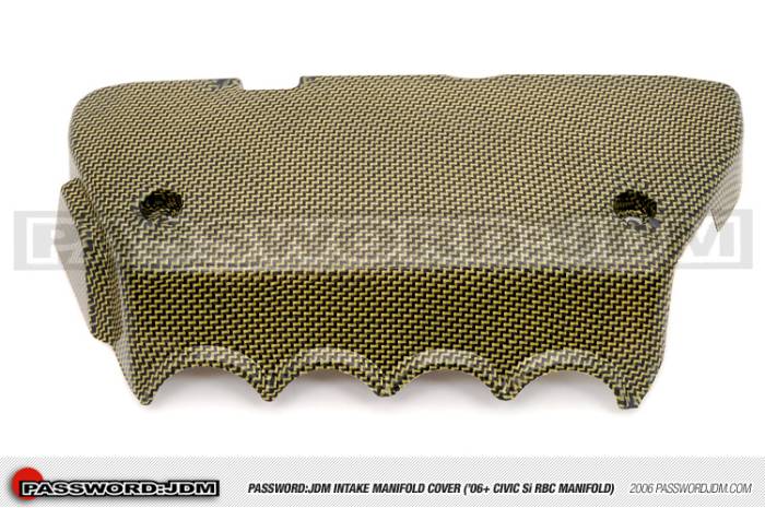 Password JDM - 2006-2011 Honda Civic SI Password:JDM Dry Carbon Kevlar Intake Manifold Cover