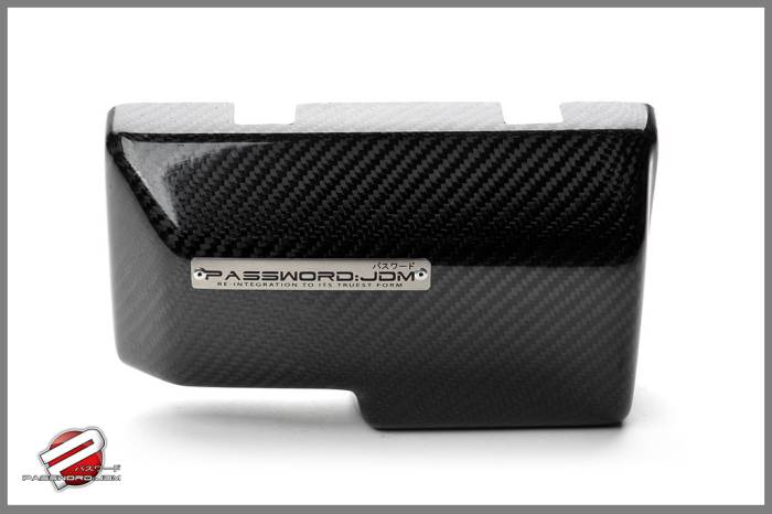 Password JDM - 1997-2000 Honda Prelude Password:JDM Dry Carbon Fiber Fuse Box Over-Cover