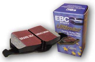 EBC Brakes - 1992-1995 Honda Civic EX (w/ 4 Wheel ABS) EBC Ultimax Front Brake Pads