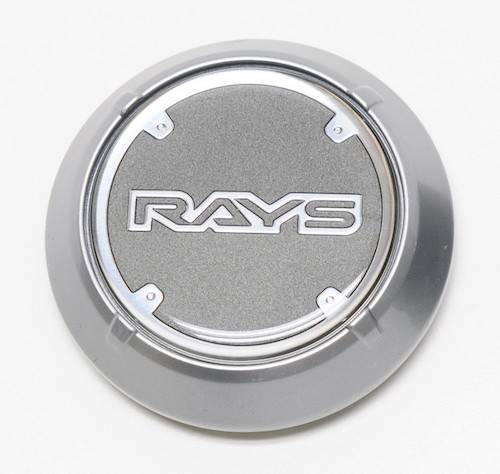 Rays - Rays Gram Lights WR Center Caps - Silver (Set of 4)