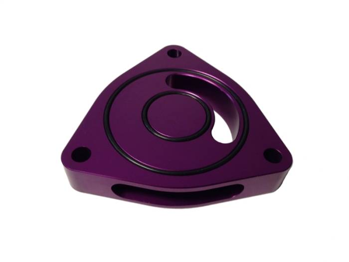 Torque Solution - Torque Solution Blow Off BOV Sound Plate (Purple): 2016 + Honda Civic Si TS-GEN-002PR-6