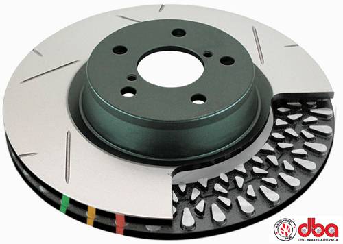 Disc Brakes Australia - 1997-2005 Acura NSX DBA 4000 Series Slotted Front Rotors