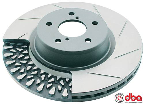 Disc Brakes Australia - 1991-1996 Acura NSX DBA Street Series Slotted Front Rotors