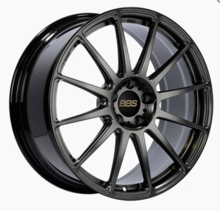 BBS - BBS FS 19x8.5 5x112 ET42 Diamond Black Wheel -82mm PFS/Clip Required FS001DBK