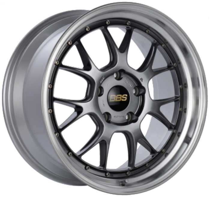 BBS - BBS LM-R 20x9.5 5x120 ET23 Diamond Black Center / Diamond Cut Lip Wheel -82mm PFS/Clip Required LM317DBPK