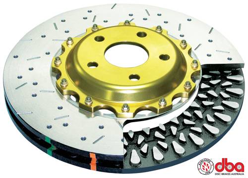 Disc Brakes Australia - 2002-2006 Acura RSX DBA 5000 Series XS Front Rotors