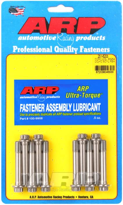 ARP - ARP Ford 2.5L B5254 DOHC 5Cyl Rod Bolt Kit 251-6203