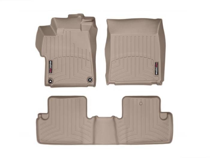 WeatherTech - 2014-2015 Honda Civic Coupe WeatherTech FloorLiner DigitalFit - Tan