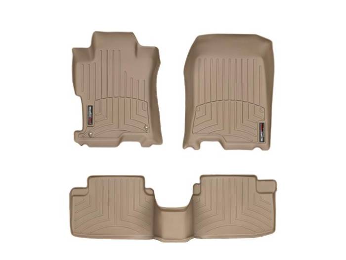 WeatherTech - 2008-2012 Honda Accord Coupe WeatherTech FloorLiner DigitalFit - Tan