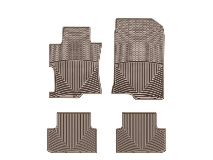 WeatherTech - 2008-2012 Honda Accord Coupe WeatherTech Floor Mats All-Weather - Tan