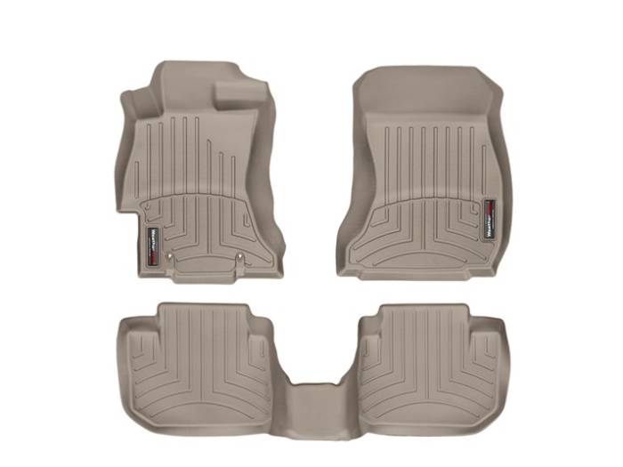 WeatherTech - 2015+ Subaru WRX and STI WeatherTech FloorLiner DigitalFit - Tan