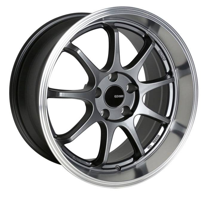 Enkei - Enkei Tuning Series Wheel Tenjin 17x8 5x120 +35mm - Gunmetal w/ Machined Lip