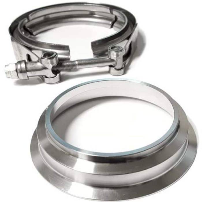 ATP - ATP 3in SS Downpipe Flange & Clamp for Borg Warner S/SX/SX-E Turbos ATP-CLC-CLA-055