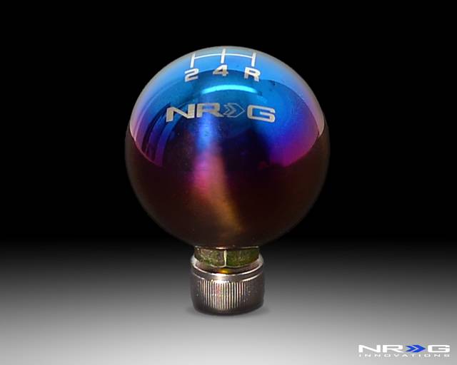 NRG Innovations - Honda/Acura NRG Innovations Ball Style Burnt Real Titanium 5 Speed Shift Knob - 42mm