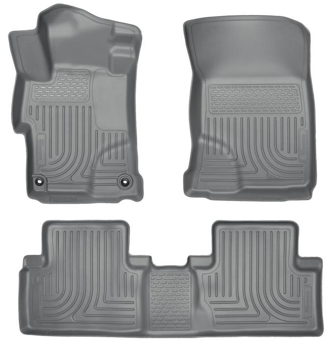 Husky Liners - 2014-2015 Honda Civic Si Sedan Husky Liners WeatherBeater Front and Rear Floor Liners - Grey