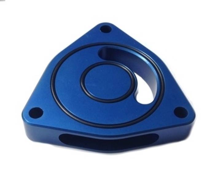 Torque Solution - Torque Solution Blow Off BOV Sound Plate (Blue) 16+ Honda Civic 1.5T TS-GEN-002BU-6