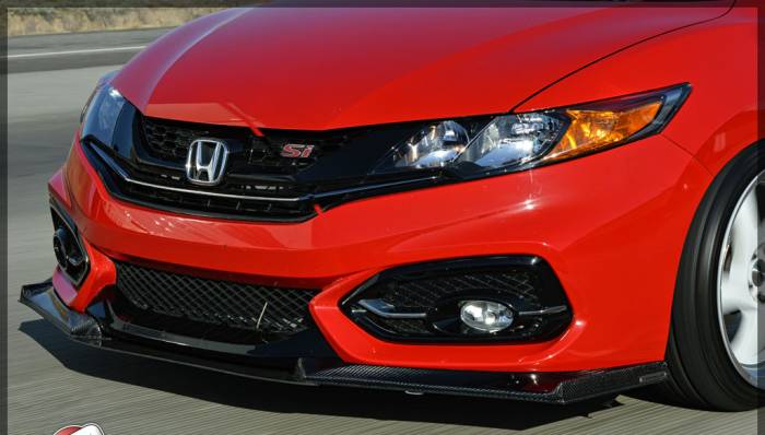 Password JDM - 2014-2015 Honda Civic Si Coupe Password:JDM Dry Carbon Fiber 2pc Front Splitter