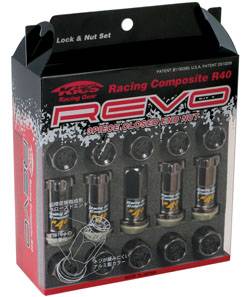 Project Kics - Project Kics R40 Revo Lug Nuts 12X1.50 20pc - Black