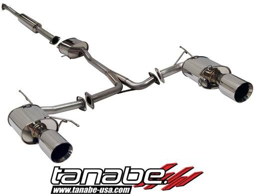 Tanabe - 2004-2008 Acura TL Tanabe Medallion Touring Dual Muffler Catback Exhaust